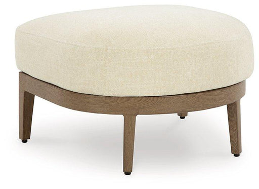 Serene Bay Outdoor Ottoman with Cushion - Zara Furniture (Kissimmee,FL)