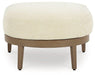 Serene Bay Outdoor Ottoman with Cushion - Zara Furniture (Kissimmee,FL)