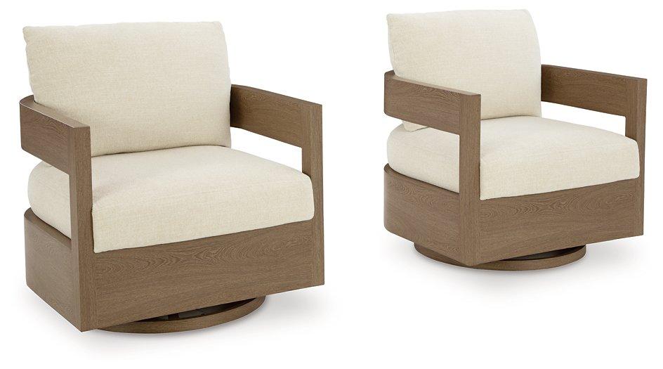 Serene Bay Outdoor Swivel Glider Chair with Cushion - Zara Furniture (Kissimmee,FL)