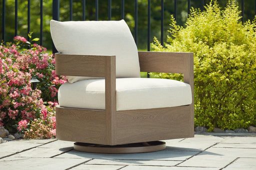 Serene Bay Outdoor Swivel Glider Chair with Cushion - Zara Furniture (Kissimmee,FL)
