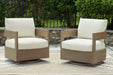 Serene Bay Outdoor Swivel Glider Chair with Cushion - Zara Furniture (Kissimmee,FL)