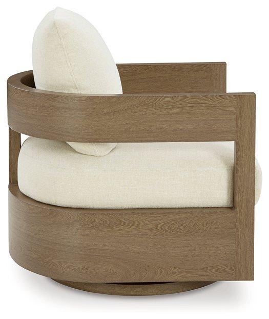 Serene Bay Outdoor Swivel Glider Chair with Cushion - Zara Furniture (Kissimmee,FL)