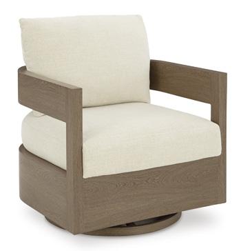 Serene Bay Outdoor Swivel Glider Chair with Cushion - Zara Furniture (Kissimmee,FL)