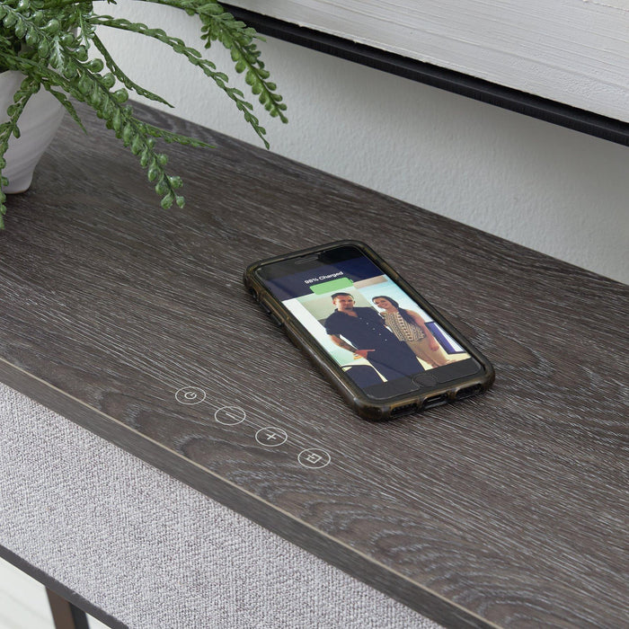 Sethlen Console Sofa Table with Speaker - Zara Furniture (Kissimmee,FL)