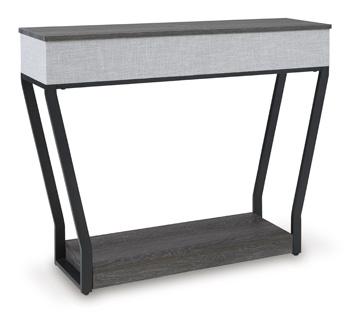 Sethlen Console Sofa Table with Speaker - Zara Furniture (Kissimmee,FL)