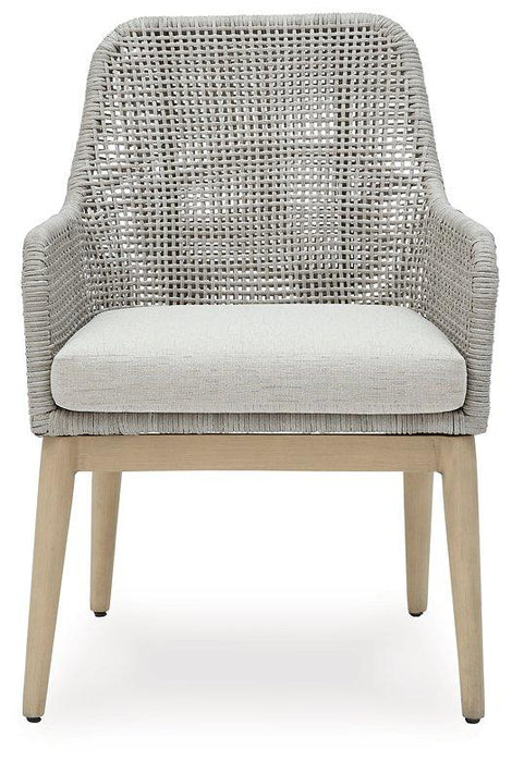 Seton Creek Outdoor Dining Arm Chair (Set of 2) - Zara Furniture (Kissimmee,FL)