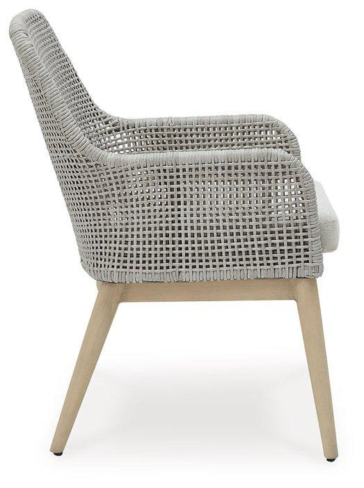 Seton Creek Outdoor Dining Arm Chair (Set of 2) - Zara Furniture (Kissimmee,FL)