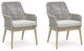 Seton Creek Outdoor Dining Arm Chair (Set of 2) - Zara Furniture (Kissimmee,FL)
