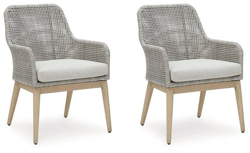 Seton Creek Outdoor Dining Arm Chair (Set of 2) - Zara Furniture (Kissimmee,FL)