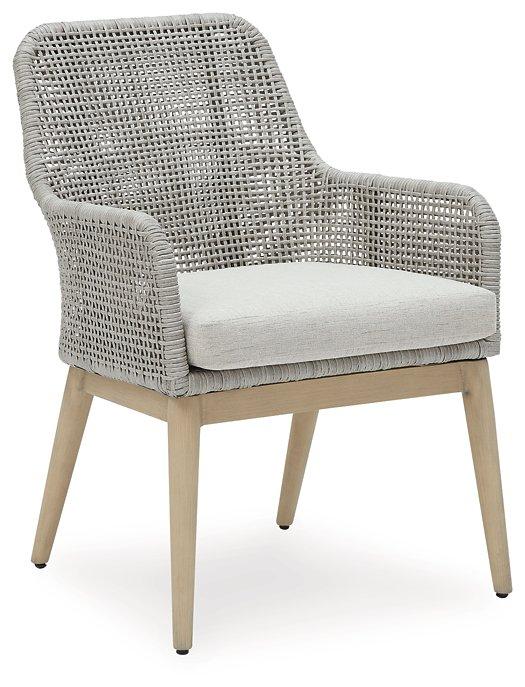 Seton Creek Outdoor Dining Arm Chair (Set of 2) - Zara Furniture (Kissimmee,FL)