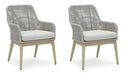Seton Creek Outdoor Dining Arm Chair (Set of 2) - Zara Furniture (Kissimmee,FL)