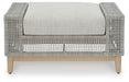 Seton Creek Outdoor Ottoman with Cushion - Zara Furniture (Kissimmee,FL)
