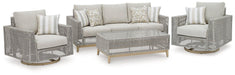 Seton Creek Outdoor Upholstery Set - Zara Furniture (Kissimmee,FL)
