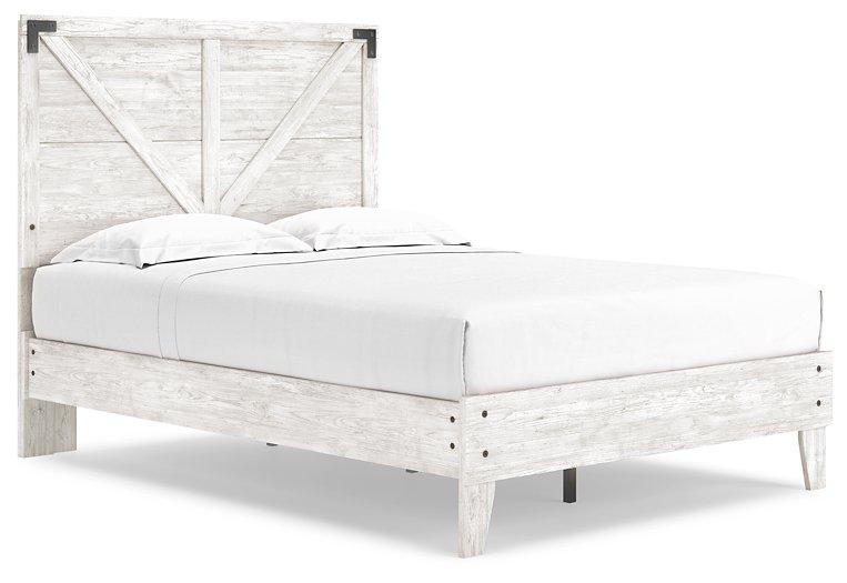 Shawburn Crossbuck Panel Bed - Zara Furniture (Kissimmee,FL)