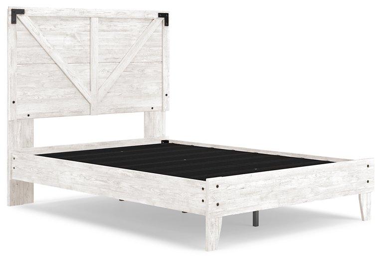 Shawburn Crossbuck Panel Bed - Zara Furniture (Kissimmee,FL)
