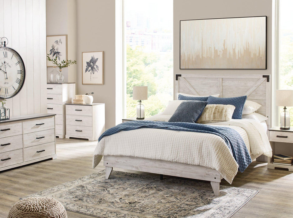 Shawburn Crossbuck Panel Bed - Zara Furniture (Kissimmee,FL)