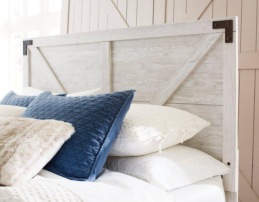 Shawburn Crossbuck Panel Bed - Zara Furniture (Kissimmee,FL)