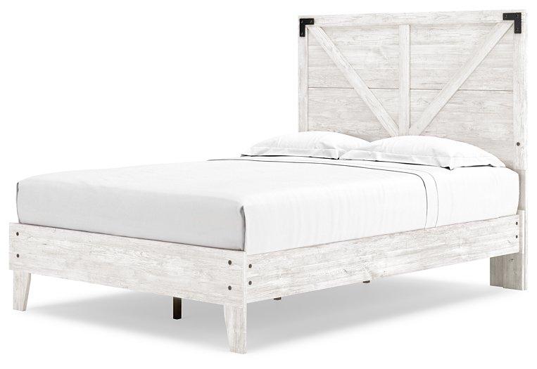 Shawburn Crossbuck Panel Bed - Zara Furniture (Kissimmee,FL)