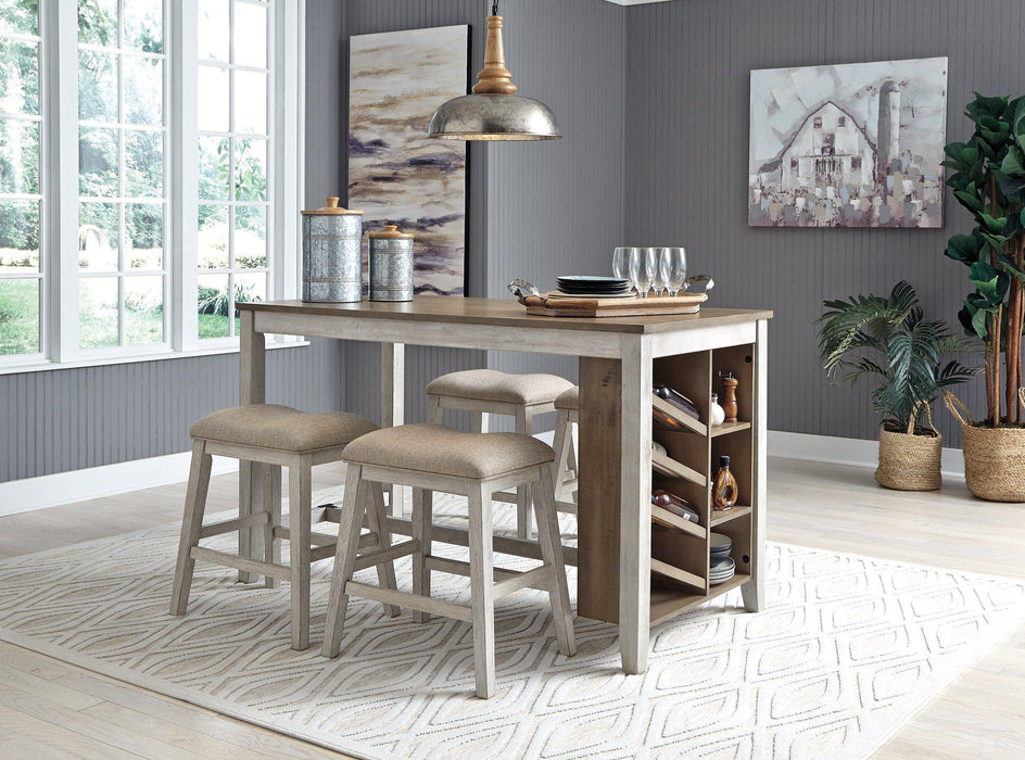 Skempton Counter Height Dining Set - Zara Furniture (Kissimmee,FL)