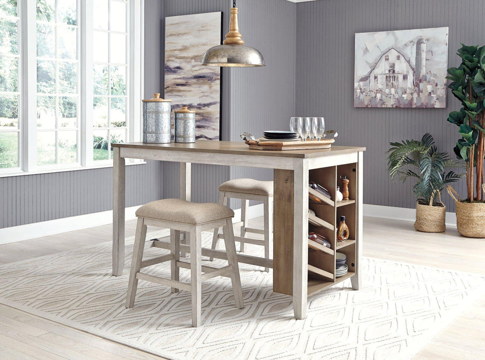 Skempton Counter Height Dining Set - Zara Furniture (Kissimmee,FL)