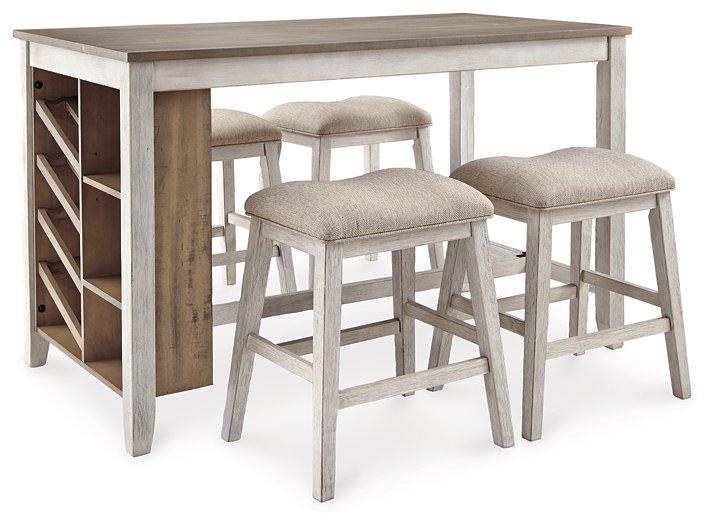 Skempton Counter Height Dining Set - Zara Furniture (Kissimmee,FL)