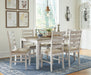 Skempton Dining Table and Chairs (Set of 7) - Zara Furniture (Kissimmee,FL)