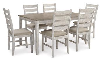 Skempton Dining Table and Chairs (Set of 7) - Zara Furniture (Kissimmee,FL)
