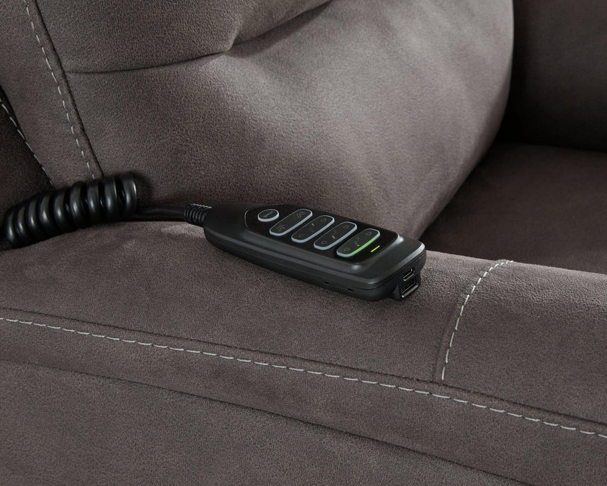 Snowfield Power Lift Recliner - Zara Furniture (Kissimmee,FL)