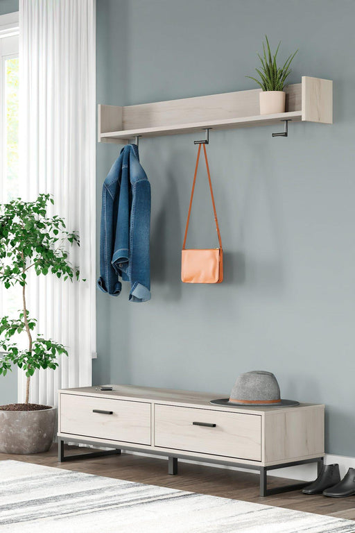 Socalle Bench with Coat Rack - Zara Furniture (Kissimmee,FL)