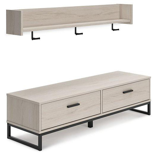 Socalle Bench with Coat Rack - Zara Furniture (Kissimmee,FL)