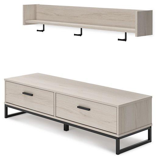 Socalle Bench with Coat Rack - Zara Furniture (Kissimmee,FL)