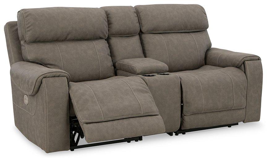 Starbot 3 - Piece Power Reclining Loveseat with Console - Zara Furniture (Kissimmee,FL)