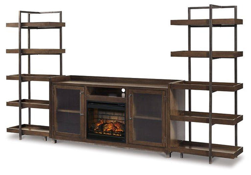 Starmore 3 - Piece Wall Unit with Electric Fireplace - Zara Furniture (Kissimmee,FL)