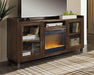 Starmore 70" TV Stand with Electric Fireplace - Zara Furniture (Kissimmee,FL)