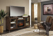 Starmore 70" TV Stand with Electric Fireplace - Zara Furniture (Kissimmee,FL)