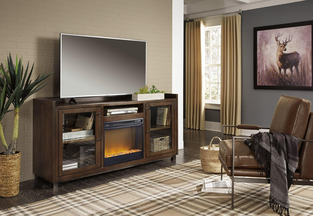 Starmore 70" TV Stand with Electric Fireplace - Zara Furniture (Kissimmee,FL)