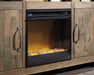 Starmore 70" TV Stand with Electric Fireplace - Zara Furniture (Kissimmee,FL)