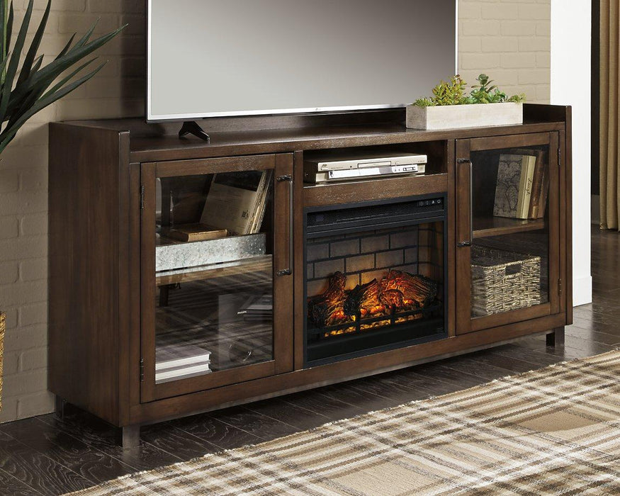 Starmore 70" TV Stand with Electric Fireplace - Zara Furniture (Kissimmee,FL)