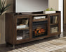 Starmore 70" TV Stand with Electric Fireplace - Zara Furniture (Kissimmee,FL)