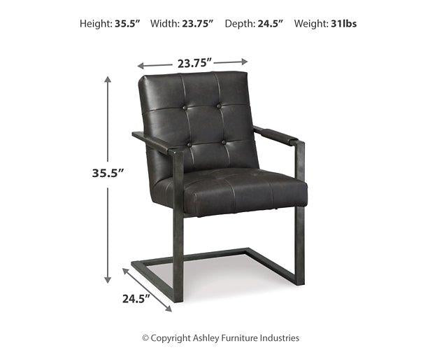 Starmore Home Office Desk Chair - Zara Furniture (Kissimmee,FL)