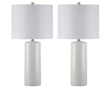 Steuben Table Lamp (Set of 2) - Zara Furniture (Kissimmee,FL)