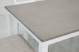 Stonehollow Dining Table and Chairs with Bench (Set of 6) - Zara Furniture (Kissimmee,FL)