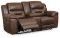 Stoneland Power Reclining Loveseat with Console - Zara Furniture (Kissimmee,FL)