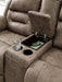 Stoneland Power Reclining Loveseat with Console - Zara Furniture (Kissimmee,FL)