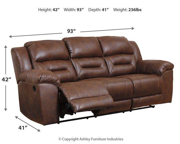 Stoneland Reclining Sofa - Zara Furniture (Kissimmee,FL)