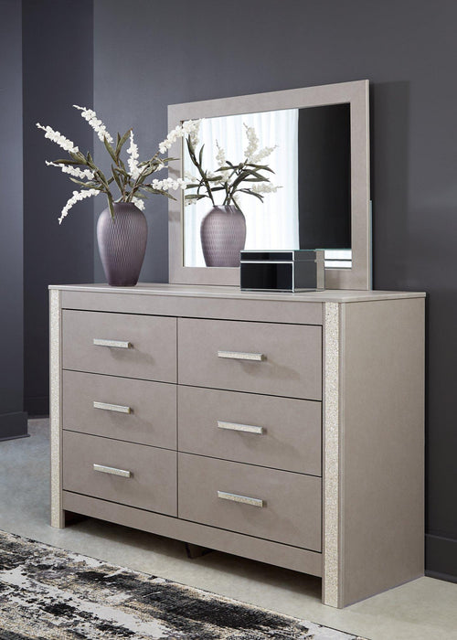 Surancha Dresser and Mirror - Zara Furniture (Kissimmee,FL)