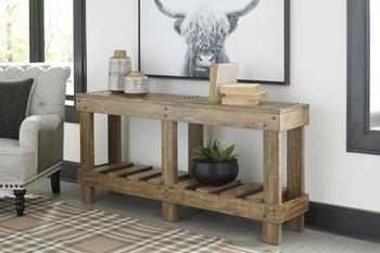 Susandeer Sofa/Console Table - Zara Furniture (Kissimmee,FL)
