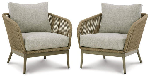 Swiss Valley Lounge Chair with Cushion (Set of 2) - Zara Furniture (Kissimmee,FL)