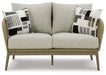 Swiss Valley Outdoor Loveseat with Cushion - Zara Furniture (Kissimmee,FL)