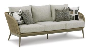 Swiss Valley Outdoor Sofa with Cushion - Zara Furniture (Kissimmee,FL)